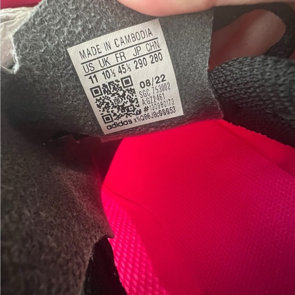 Adidas Men’s Speedportal 4 Adult Flexible Soccer Cleats in Pink/Black in size 11 - Picture 8 of 9